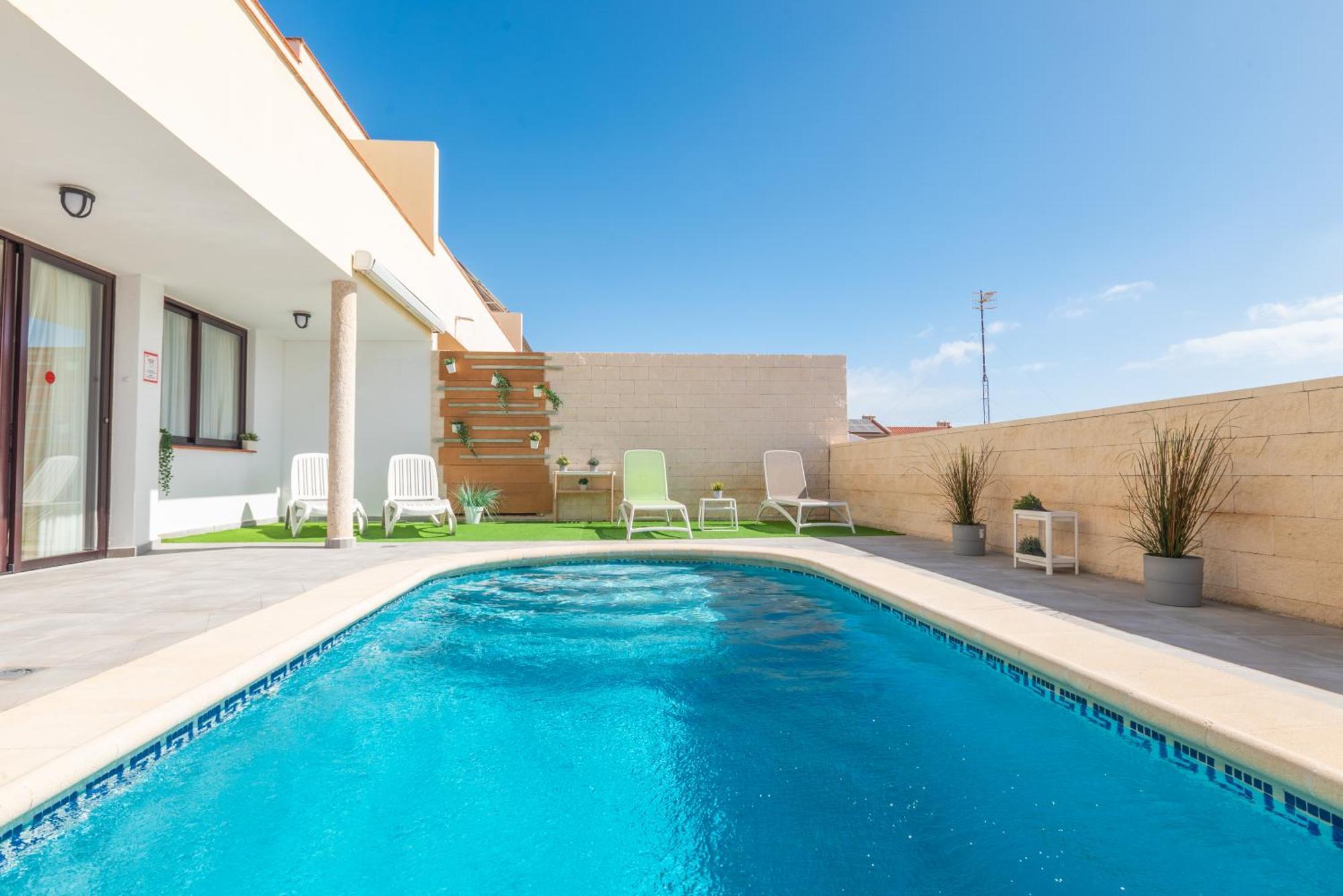 Casa Los Tejales With Climatized Private Pool El Médano Eksteriør bilde